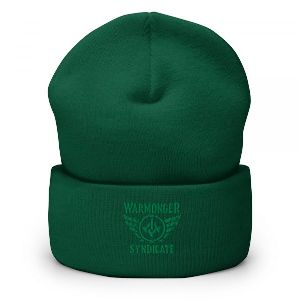 Kelly Green Embroidered Brand Logo Beanie | Dense Knit