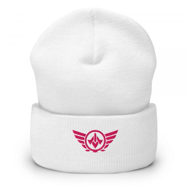 Flamingo Embroidered Logo Beanie | Dense Knit
