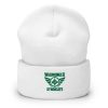 Kelly Green Embroidered Brand Logo Beanie | Dense Knit