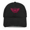 Flamingo Embroidered Logo Dad Cap | Distressed Style
