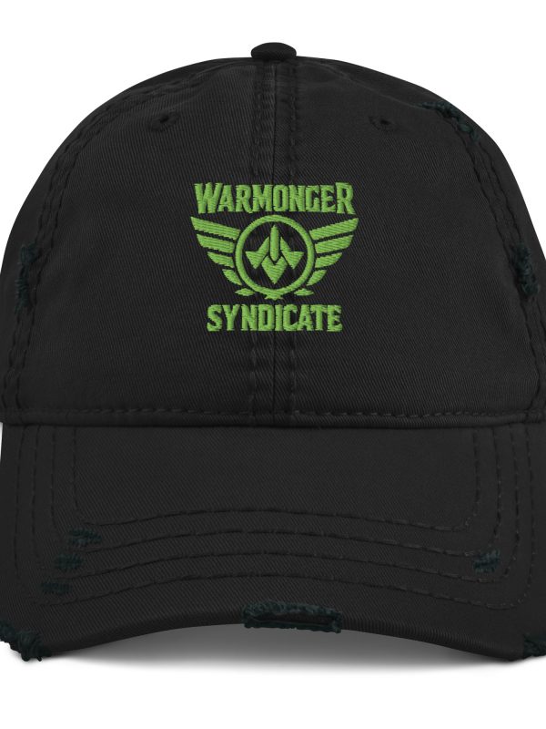 Kiwi Green Embroidered Brand Logo Dad Cap | Distressed Style