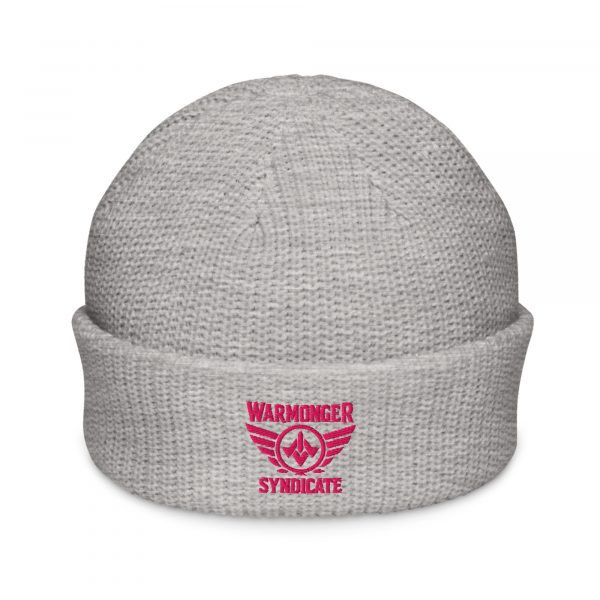 Flamingo Embroidered Brand Logo Beanie | Fisherman