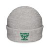Kelly Green Embroidered Brand Logo Beanie | Fisherman