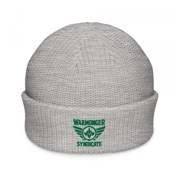 Kelly Green Embroidered Brand Logo Beanie | Fisherman