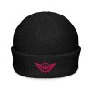 Flamingo Embroidered Logo Beanie | Fisherman