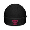 Flamingo Embroidered Brand Logo Beanie | Fisherman