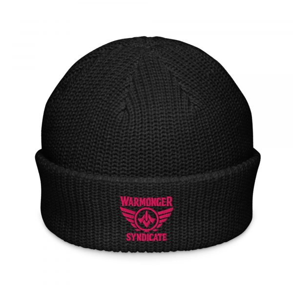 Flamingo Embroidered Brand Logo Beanie | Fisherman