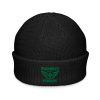 Kelly Green Embroidered Brand Logo Beanie | Fisherman