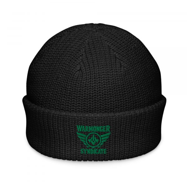 Kelly Green Embroidered Brand Logo Beanie | Fisherman