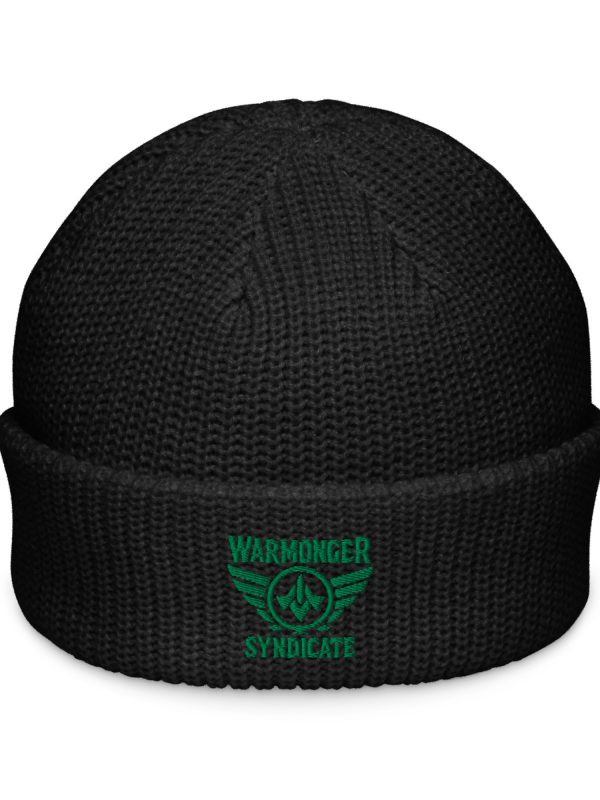 fisherman-beanie-black-front-68b92ca7ad66f.jpg Kelly Green Embroidered Brand Logo Beanie | Fisherman