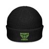 Kiwi Green Embroidered Brand Logo Beanie | Fisherman
