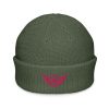 Flamingo Embroidered Logo Beanie | Fisherman