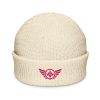 Flamingo Embroidered Logo Beanie | Fisherman