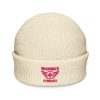 Flamingo Embroidered Brand Logo Beanie | Fisherman