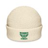 Kelly Green Embroidered Brand Logo Beanie | Fisherman