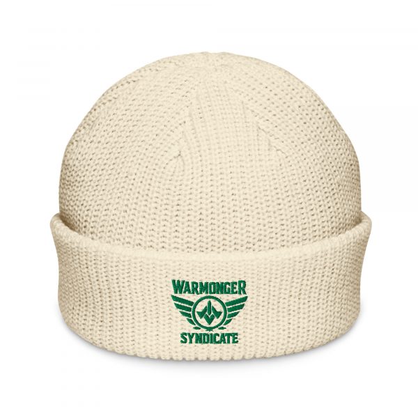 Kelly Green Embroidered Brand Logo Beanie | Fisherman