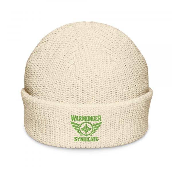 Kiwi Green Embroidered Brand Logo Beanie | Fisherman
