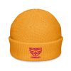Flamingo Embroidered Brand Logo Beanie | Fisherman