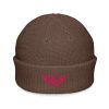 Flamingo Embroidered Logo Beanie | Fisherman