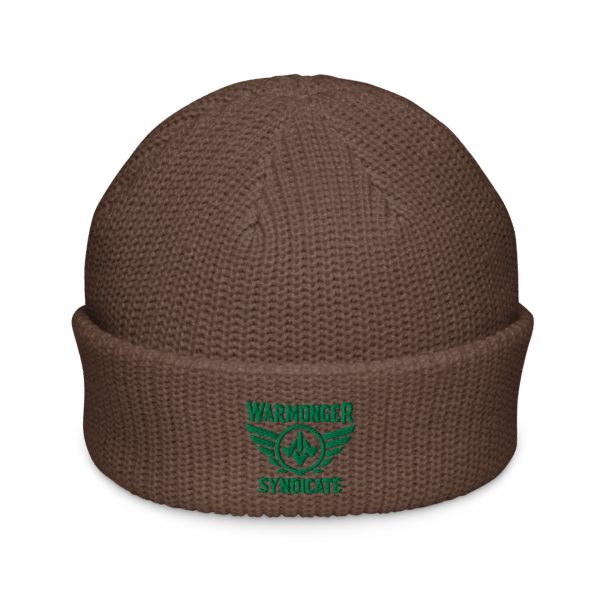 Kelly Green Embroidered Brand Logo Beanie | Fisherman