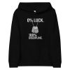 0% Luck 100% Discipline Fleece Hoodie | Youth Premium | S-XL