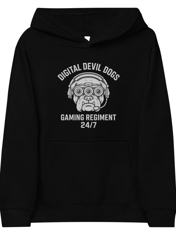 Digital Devil Dogs Fleece Hoodie | Youth Premium | S-XL