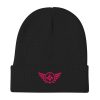 Flamingo Embroidered Logo Beanie | Cotton Blend