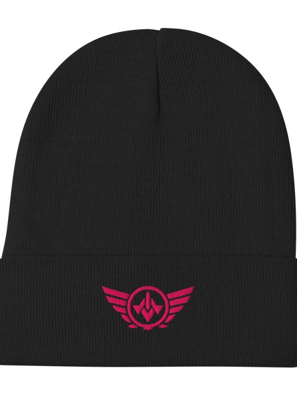 Flamingo Embroidered Logo Beanie | Cotton Blend