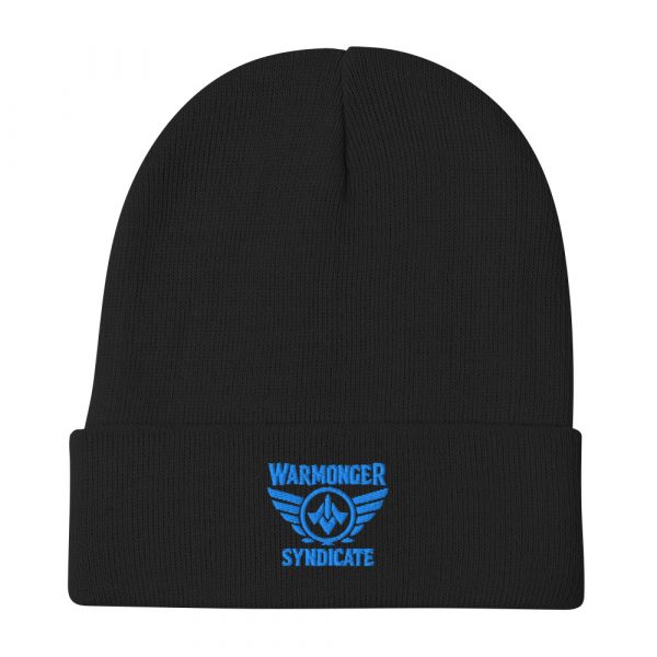 Aqua Embroidered Brand Logo Beanie | Cotton Blend