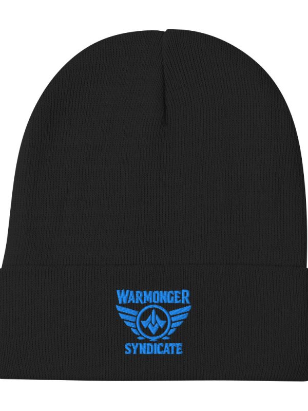 Aqua Embroidered Brand Logo Beanie | Cotton Blend