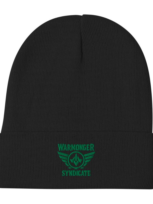 Kelly Green Embroidered Brand Logo Beanie | Cotton Blend