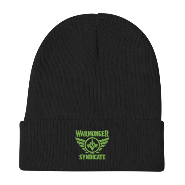 Kiwi Green Embroidered Brand Logo Beanie | Cotton Blend