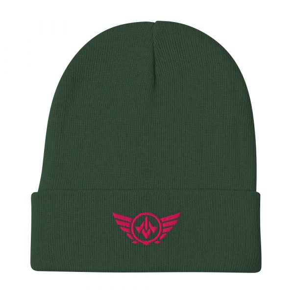 Flamingo Embroidered Logo Beanie | Cotton Blend