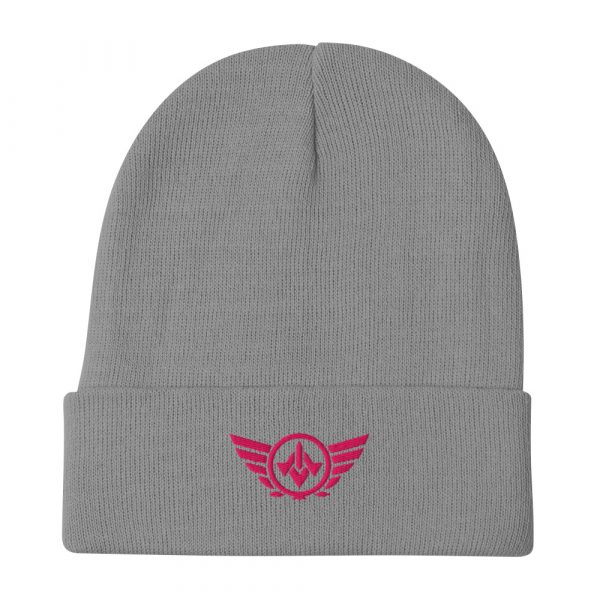 Flamingo Embroidered Logo Beanie | Cotton Blend