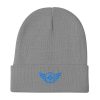 Aqua Embroidered Logo Beanie | Cotton Blend