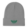 Kelly Green Embroidered Logo Beanie | Cotton Blend