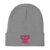Flamingo Embroidered Brand Logo Beanie | Cotton Blend