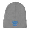Aqua Embroidered Brand Logo Beanie | Cotton Blend