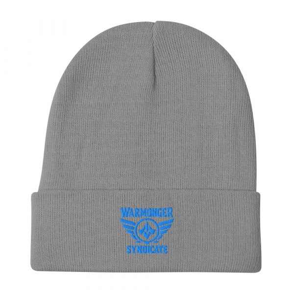 Aqua Embroidered Brand Logo Beanie | Cotton Blend