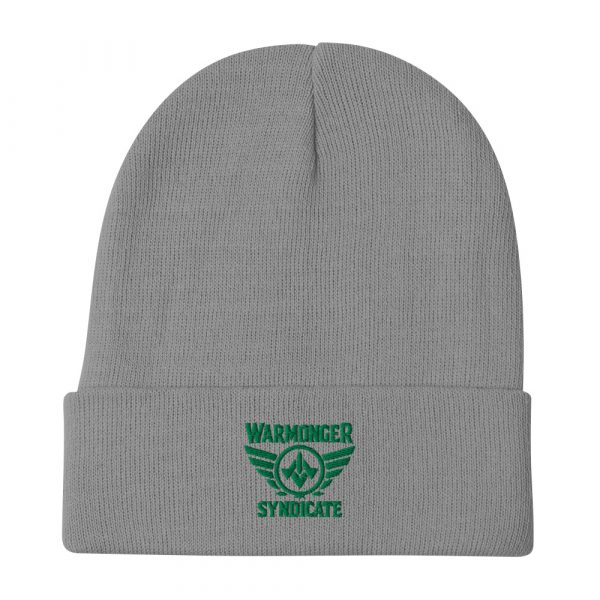 Kelly Green Embroidered Brand Logo Beanie | Cotton Blend