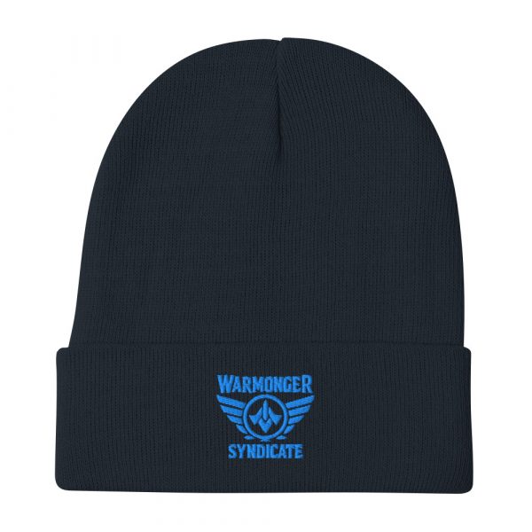 Aqua Embroidered Brand Logo Beanie | Cotton Blend