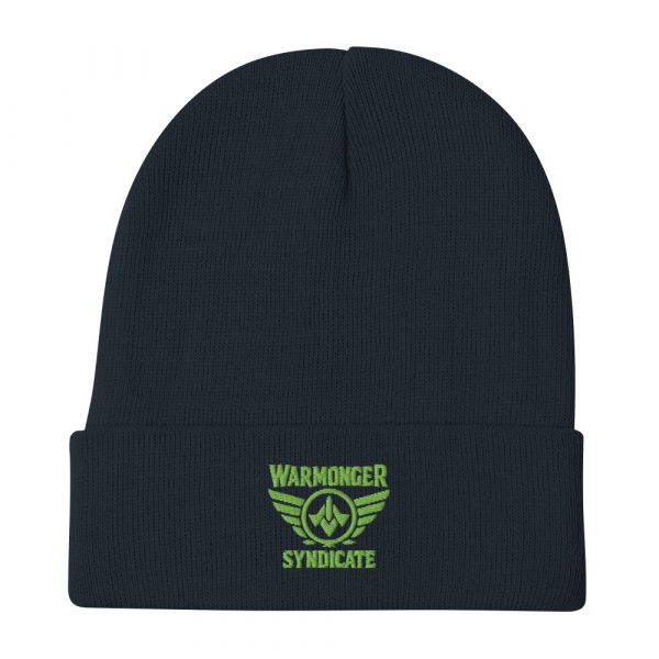 Kiwi Green Embroidered Brand Logo Beanie | Cotton Blend