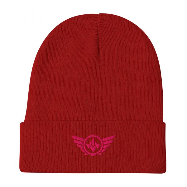 Flamingo Embroidered Logo Beanie | Cotton Blend