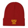 Gold Embroidered Brand Logo Beanie | Cotton Blend