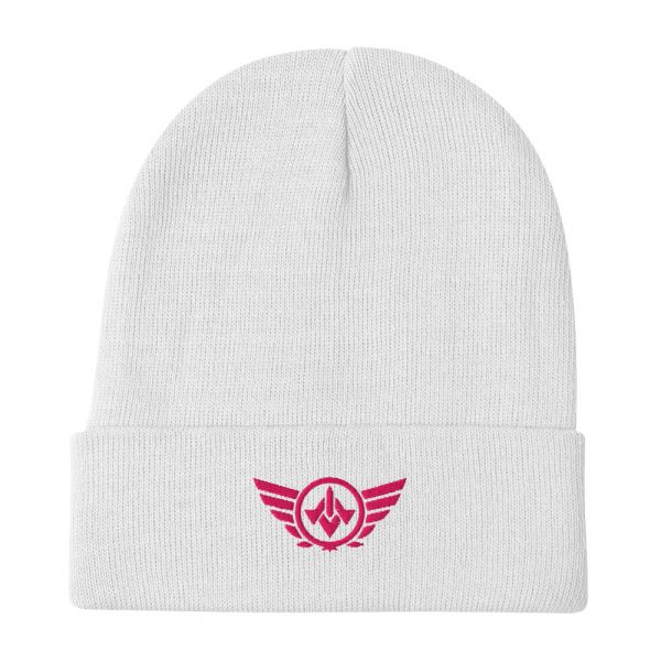 Flamingo Embroidered Logo Beanie | Cotton Blend