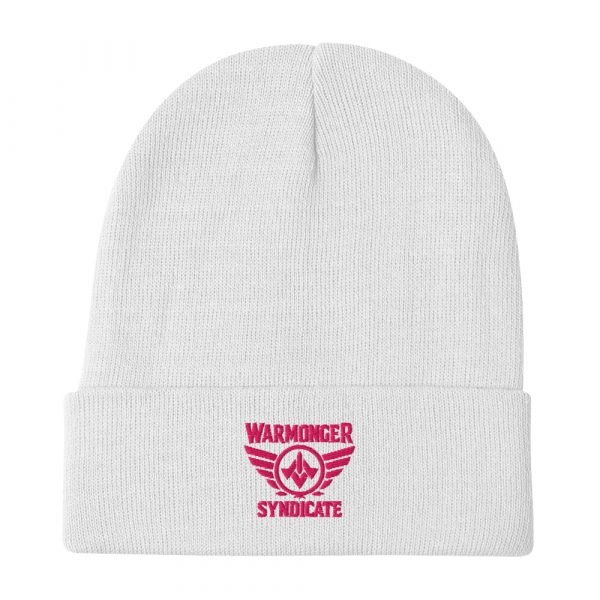 Flamingo Embroidered Brand Logo Beanie | Cotton Blend