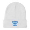 Aqua Embroidered Brand Logo Beanie | Cotton Blend