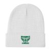 Kelly Green Embroidered Brand Logo Beanie | Cotton Blend