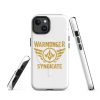 WMS Rugged MagSafe® Case | iPhone® | Brand | White/ Gold