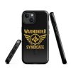 WMS Rugged MagSafe® Case | iPhone® | Brand | Black/ Gold